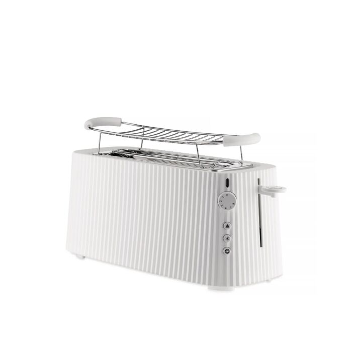 Alessi Plissé Toaster Long - White